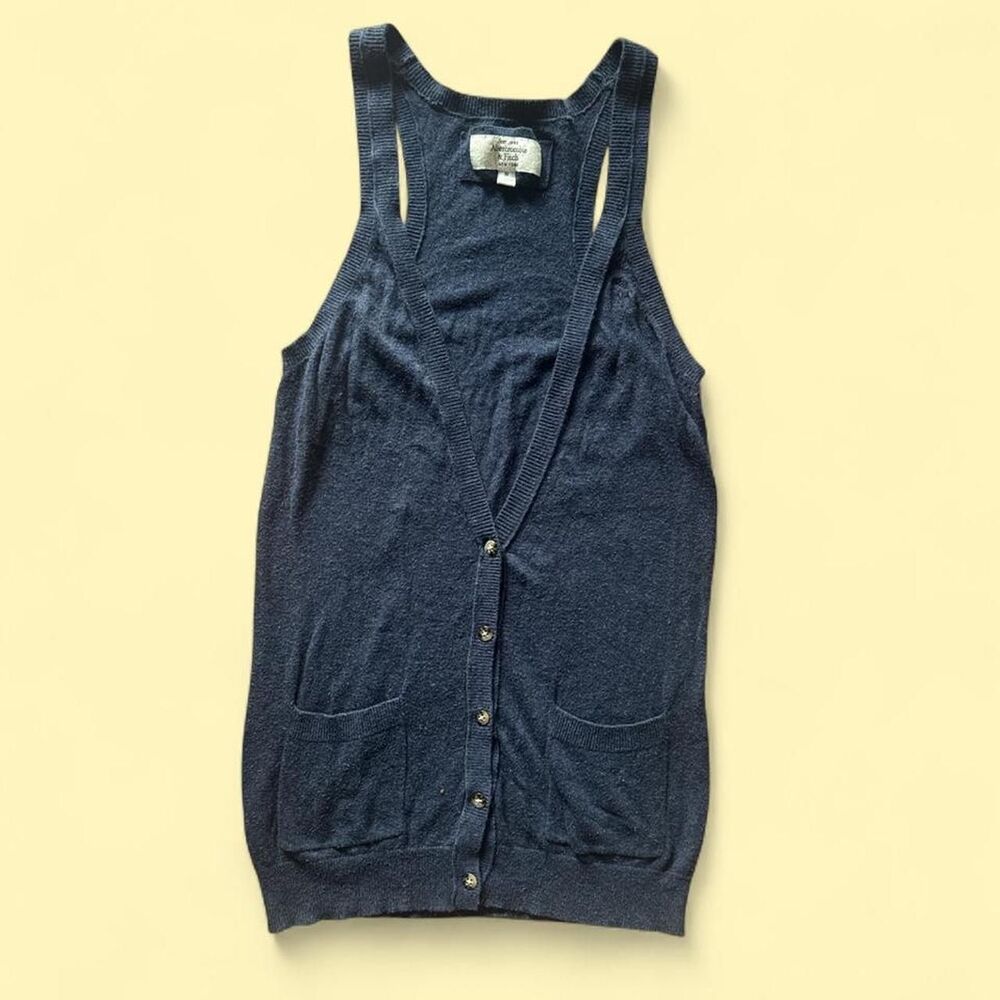 Abercrombie-fitch Women's Navy and Blue Jumper